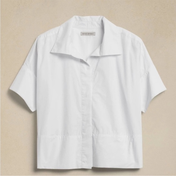 Banana Republic Laurel French-Cuff Shirt Women’s Size XL Classic White - Picture 10 of 10